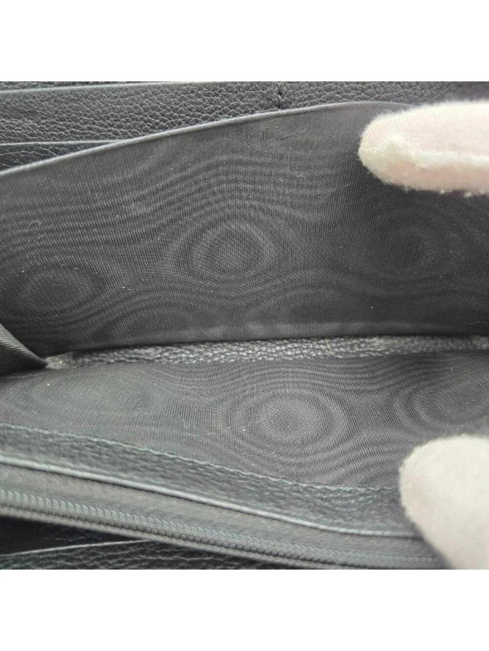 Gucci Logo Wallet Black Leather - Picture 14 of 15